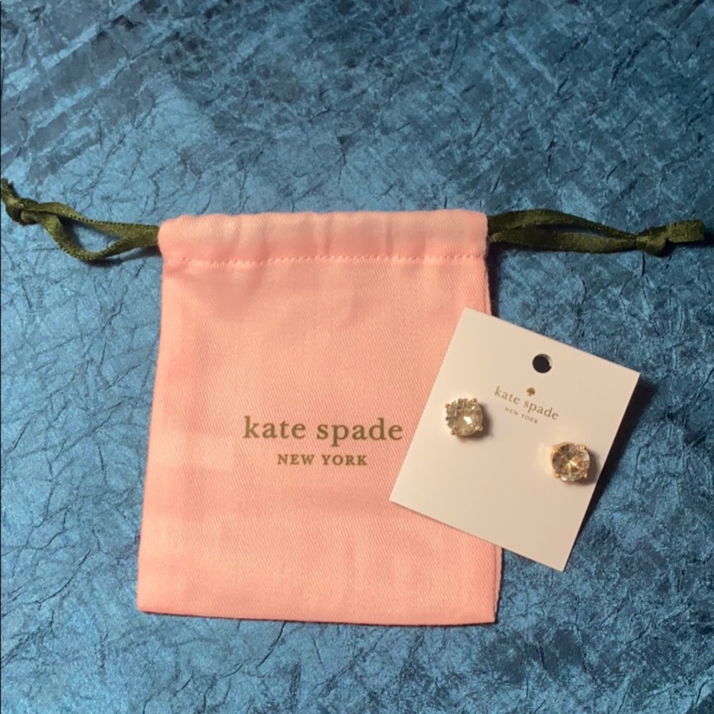 Kate Spade Clear stud earrings